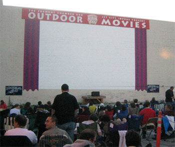 Outdoor movie theater