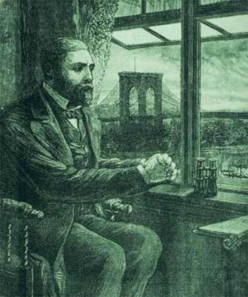 Roebling by his window