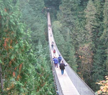 Capilano bridge, Vancouver BC