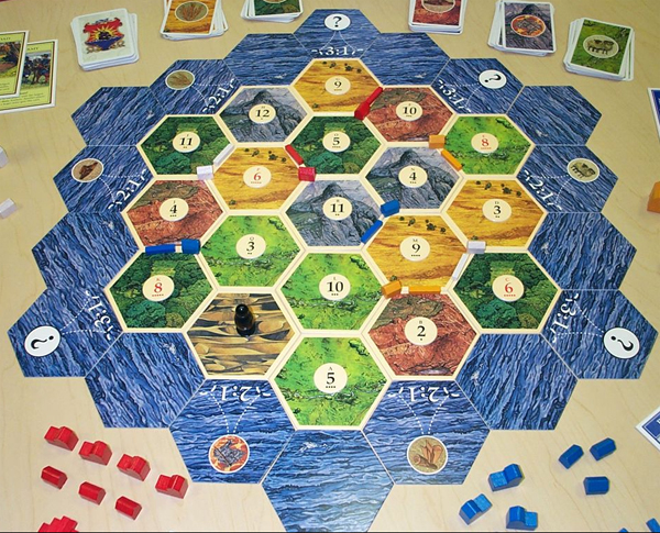 Settlers of Cattan game