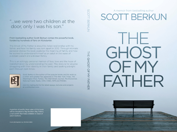 How To Design A Book Cover The Ghost Of My Father