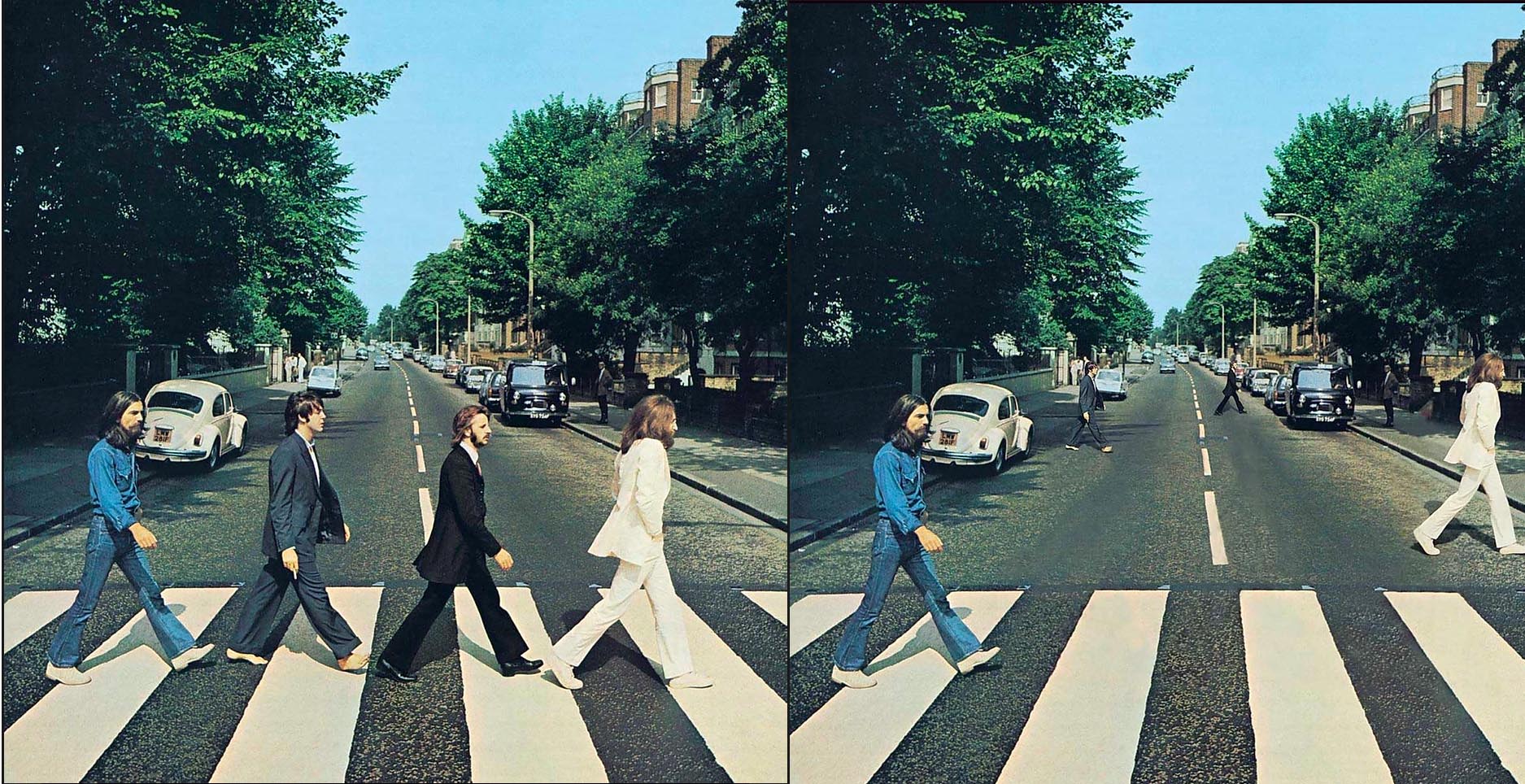 Обложка альбома Битлз Abbey Road